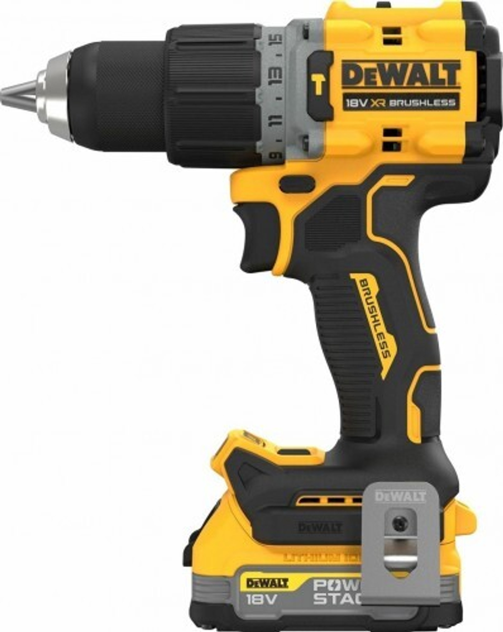 Дрель-шуруповерт аккумуляторная DeWALT DCD 805 E2T ударная DCD805E2T-QW