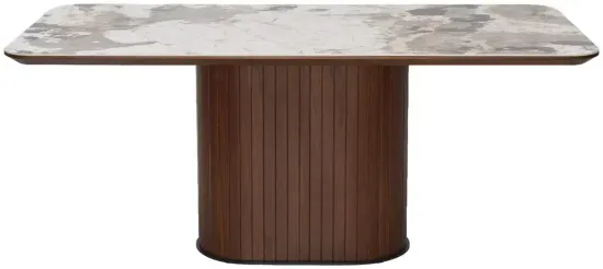 Стол LONOS 180 цвет CA035, керамика / Орех