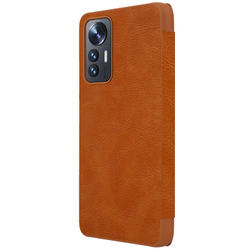 Кожаный чехол-книжка Nillkin Leather Qin для Xiaomi Mi 12 Lite