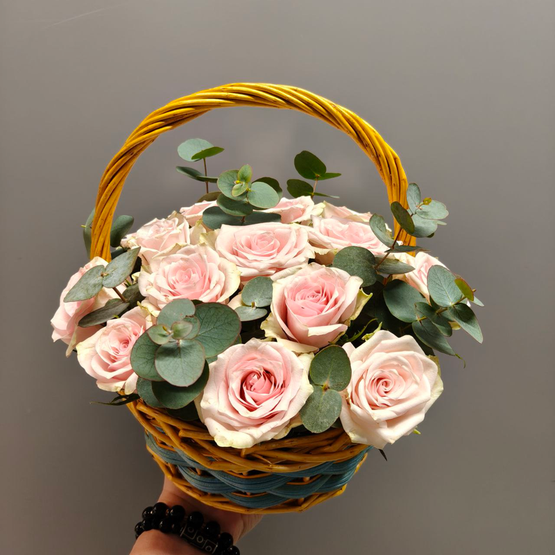 Композиция "Розовый пейзаж"