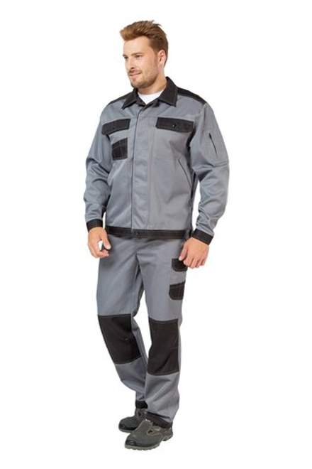 Костюм "Умелец-1" серый/черный