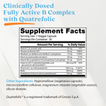 Doctor's Best, комплекс активных витаминов B с Quatrefolic, 30 вегетарианских капсул
