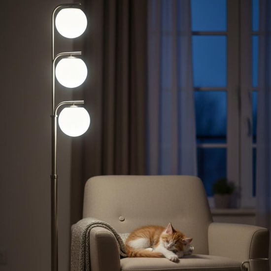 CL228A931 Адам Хром Св-к Торшер