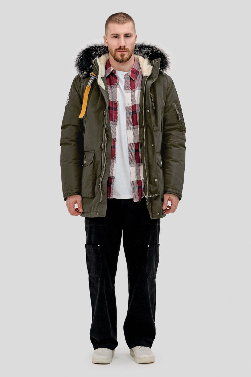 Мужская куртка аляска Blade с утепленным капюшоном