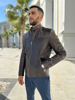 Кожаная куртка из крокодила