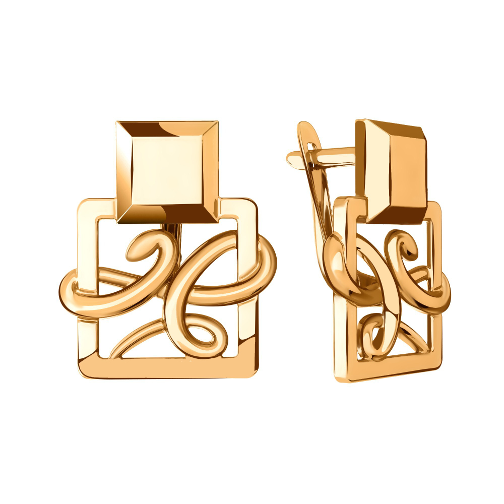 Серьги из золота 585 пробы