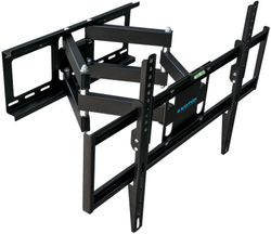 Кронштейн для телевизора Kromax OPTIMA-409 черный 32"-65" макс.45кг настенный поворотно-выдвижной и наклонный