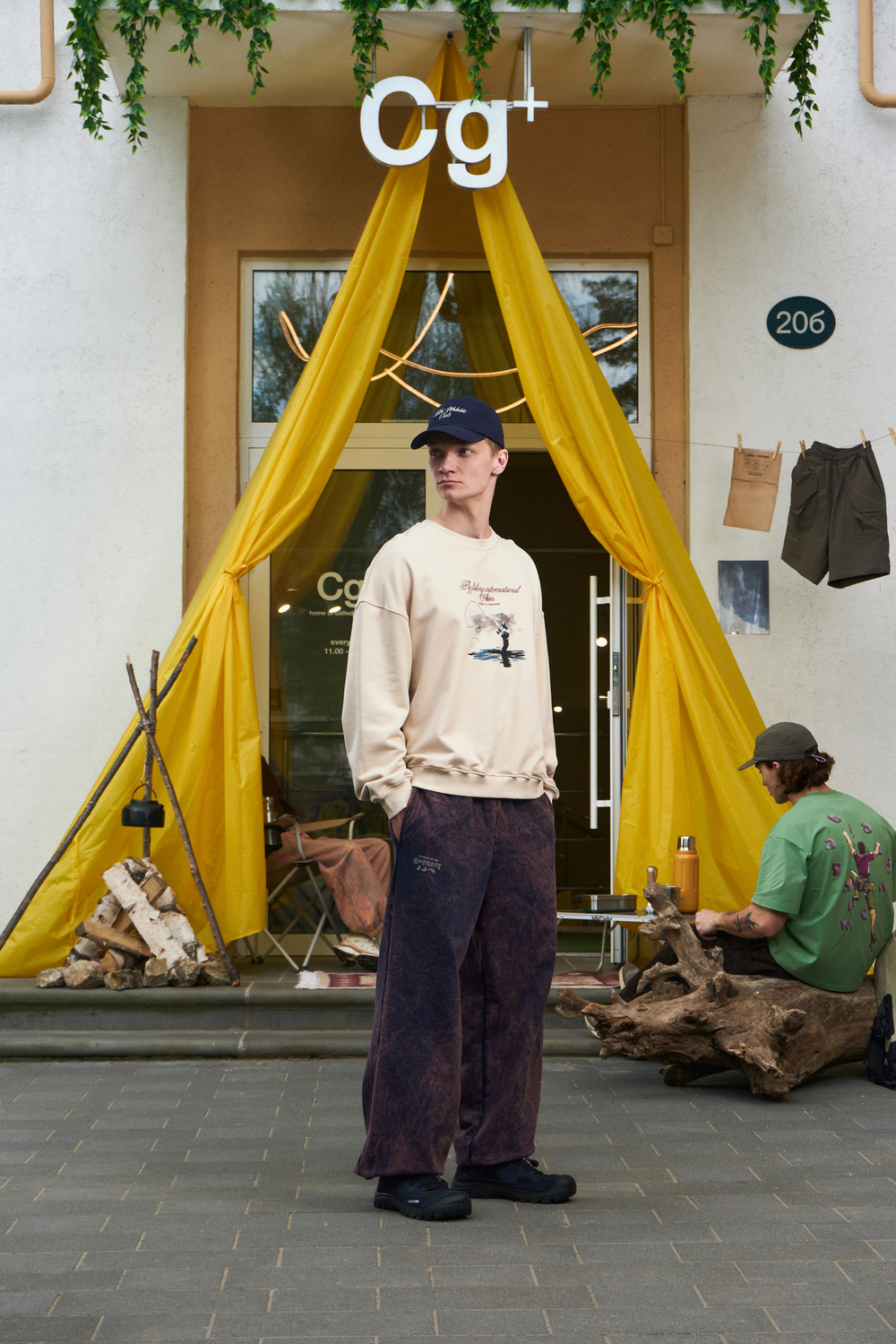 Брюки Called a Garment Truffle Cotton "Navy"