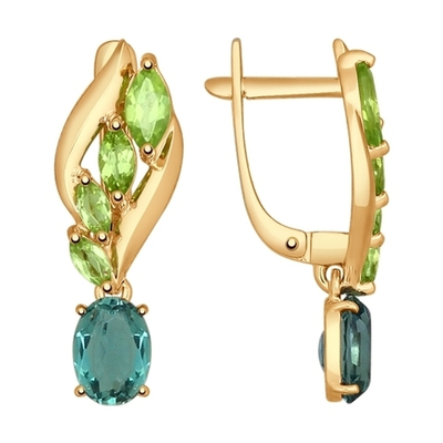 Серьги Au 585 (724687)