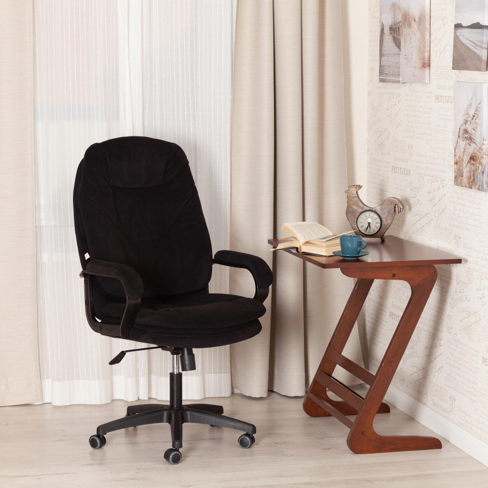 Кресло COMFORT LT (22) флок , черный, 35