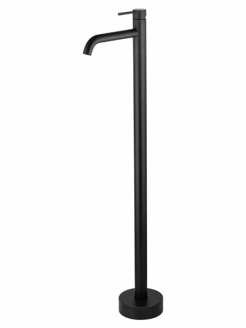Смеситель для раковины напольного монтажа WONZON & WOGHAND STICK, Черный матовый (WW-88649905-MB)