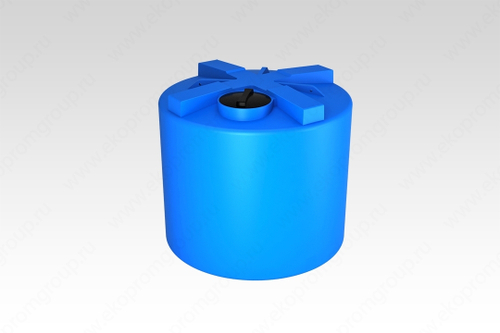 Ёмкость пластиковая пищевая ЭкоПром TH 5000 л. вертикальная (200x200x181см;синий) - арт.555339