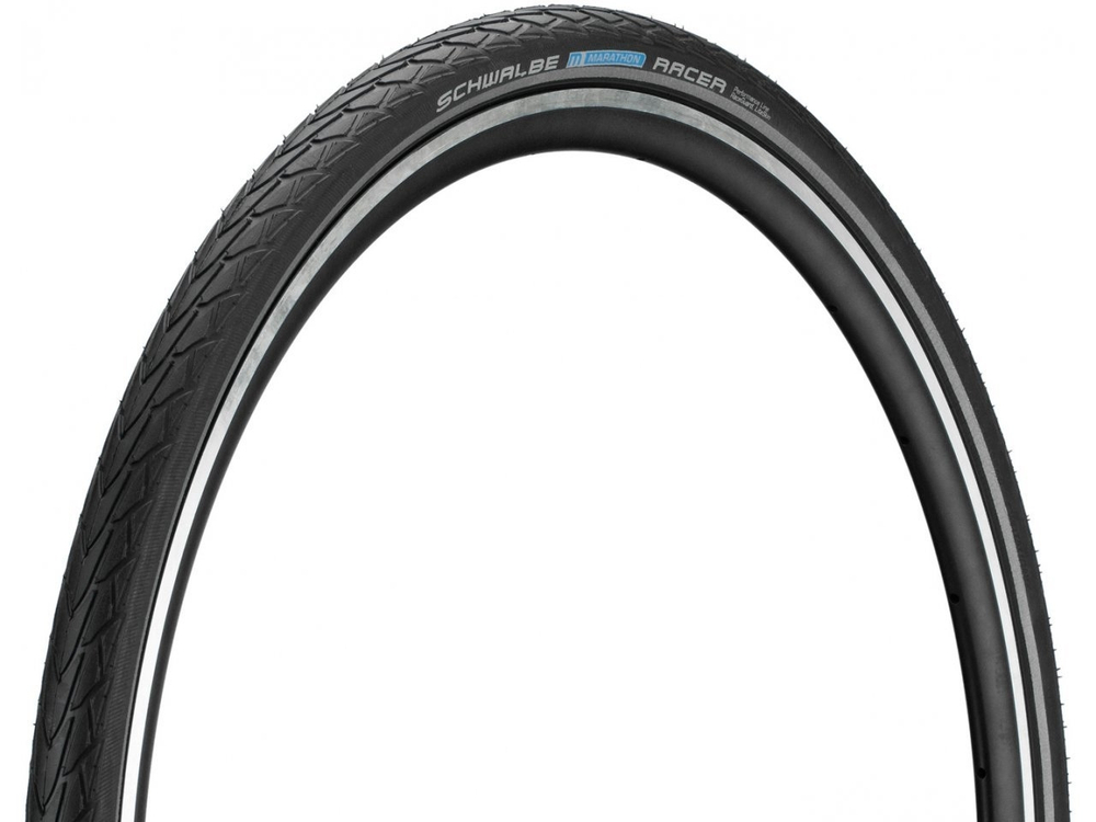 Велопокрышка Schwalbe MARATHON RACER, 28x1.35 700x35C (35-622), wired, black Reflex, E-25, Performan