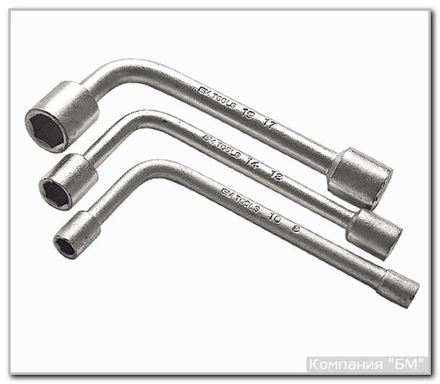 Кл.торц. двухст.изог.10х12  БМ