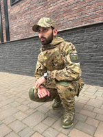 Тактический костюм горка с наколенниками и налокотниками мультикам