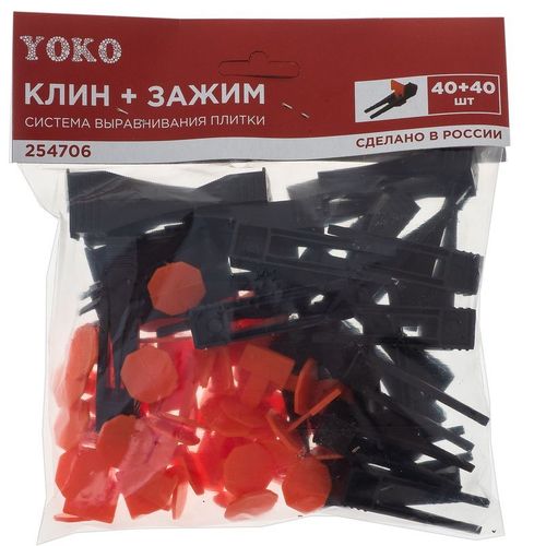 СВП Зажим Флаг + Клин 1,4 мм 40 шт Yoko