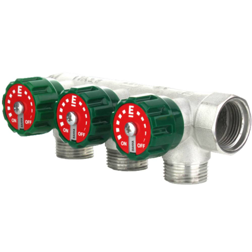 Коллектор модульный ELSEN 3/4" 2х3/4" ЕК TIN латунь