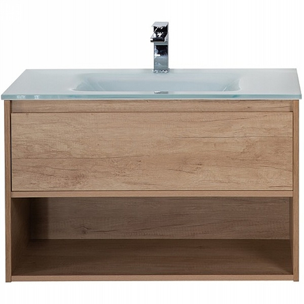 Тумба под раковину BelBagno Kraft 80 KRAFT-800-1C-SO-RNN подвесная Rovere Nebrasca Nature