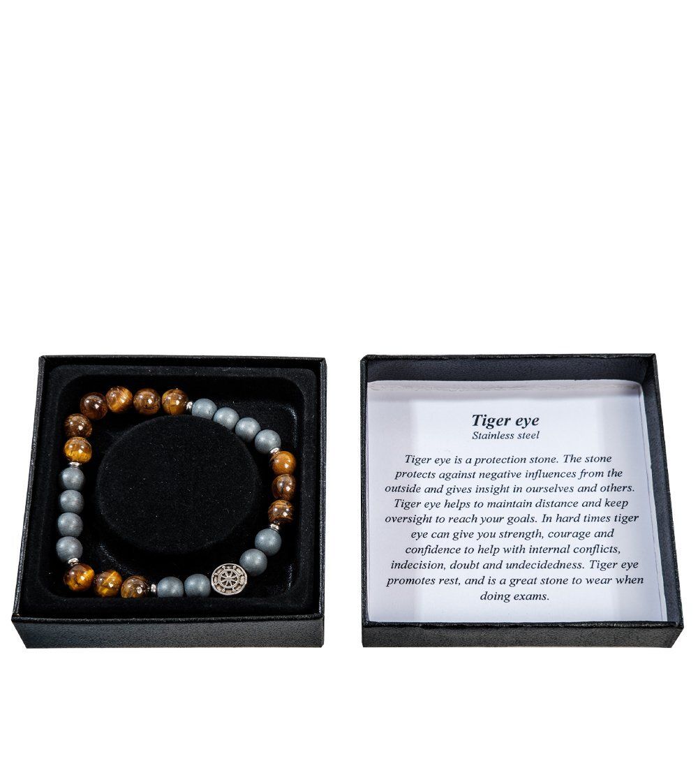 NP-09/4 Браслет из камней «Тигровый глаз»