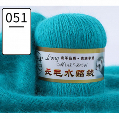 Пряжа "Норка" длинноворсовая, Пух норки-90 % Полиамид-10 %