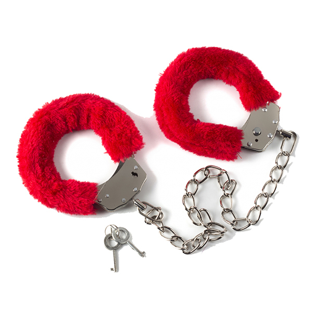 Красные меховые оковы на ноги Lola Games Bondage 1020-02lola