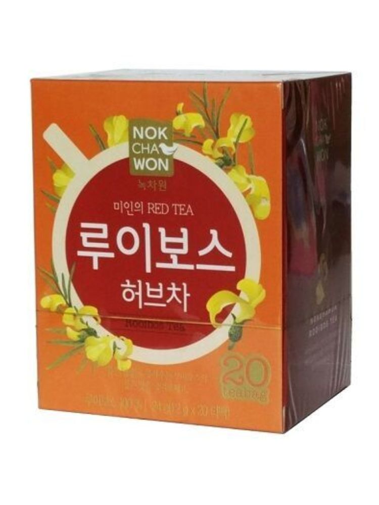Чай красный ройбуш в пакетиках Nokchawon Rooibos 20 пак