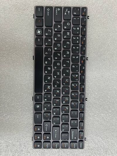 Клавиатура для Ноутбука Lenovo LenovoY470 раскладка - русская, черная (25012700)