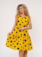 914 Сарафан "Горох/горчица" SveTekst (Акция)