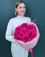 Монобукет из Французской розы Фулл Монти(00429)