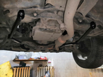 Усилитель переднего подрамника 3-х точечный цельный Subaru Forester 3 (SH), Subaru Impreza 3 (GH), Subaru Outback 3 (BP) и Subaru Legacy 4 (BL)