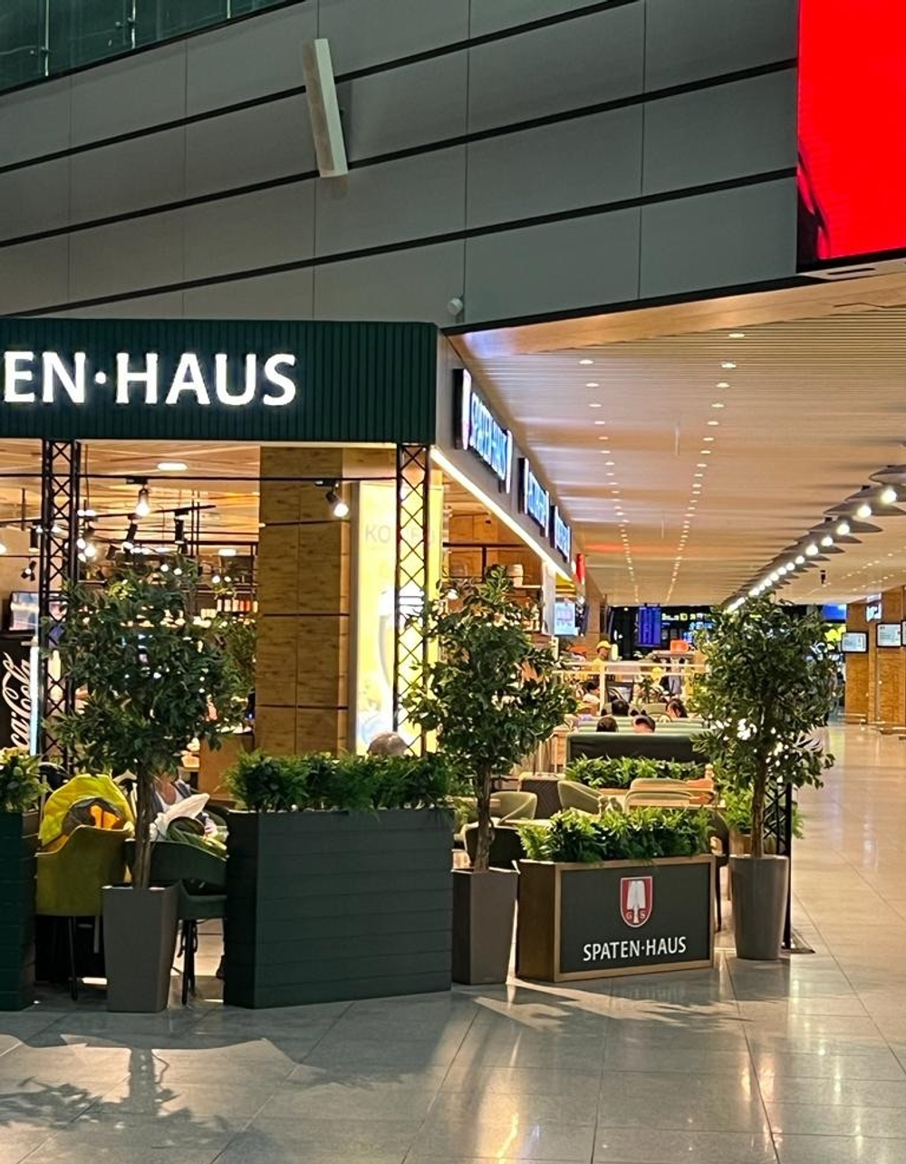 Озеленение ресторана в аэропорту Сочи