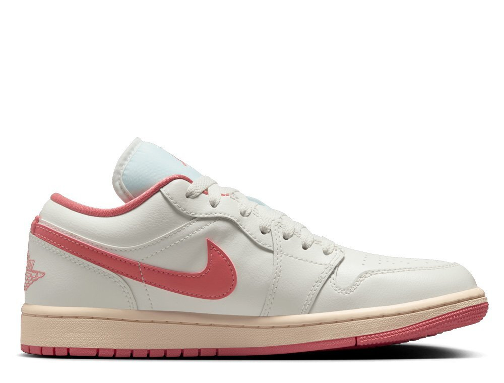 Баскетбольные кроссовки  Air Jordan 1 Low Biale