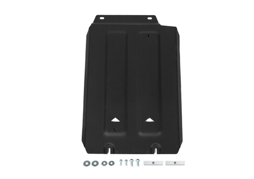 Защита КПП АвтоБроня для Great Wall Poer 2021-н.в., сталь 1.8 мм, с крепежом, штампованная, 111.02024.1