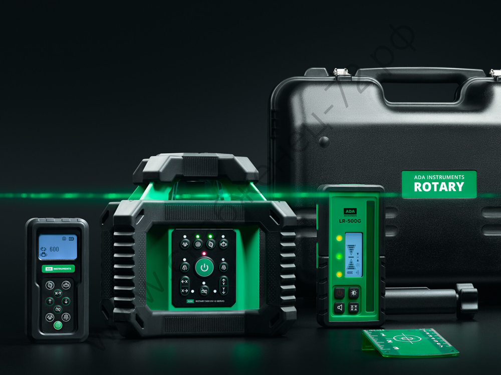 Ротационный лазерный нивелир ADA ROTARY 500 HV-G Servo