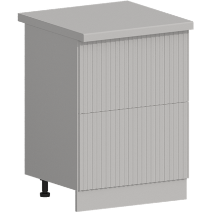 Кухня Модуль ШН2Я 600 Графит / Белый