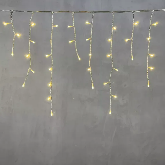 Светодиодная бахрома 3*0,5 м., 150 шампань LED ламп, силиконовый прозрачный провод, Beauty Led (ECC150-10-2CH)