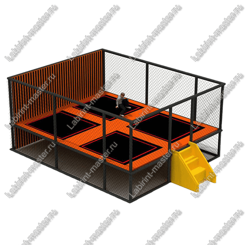 Батутный комплекс "Квадратный"