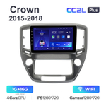 Teyes CC2L Plus 9" для Toyota Crown 2015-2018