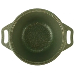 Кастрюля 1л «Trendy style»(malachite) со стеклянной крышкой к11tsml