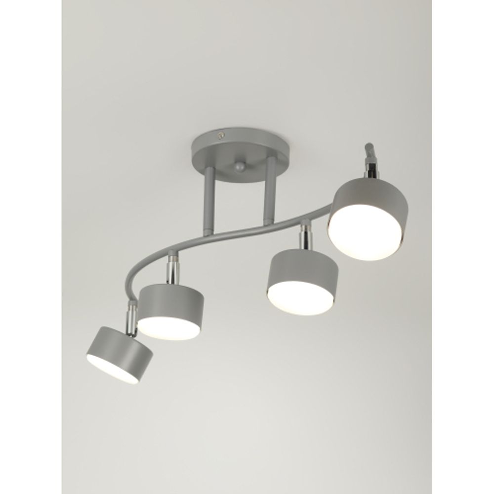 Светильник настенно-потолочный спот Rivoli Vivien 7077-704 4хGX53 15 Вт поворотный | Споты-Подсветки