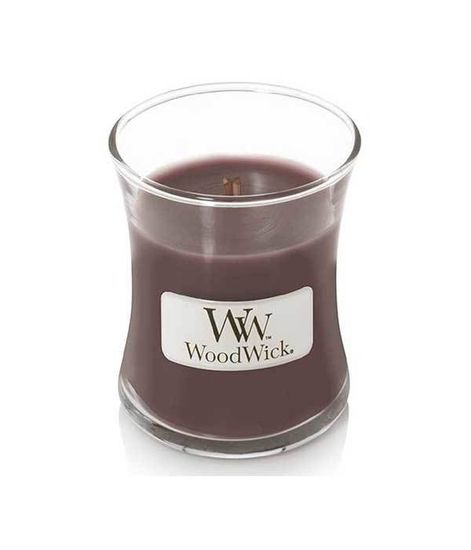 Замша и сандаловое дерево, ароматическая свеча, WoodWick