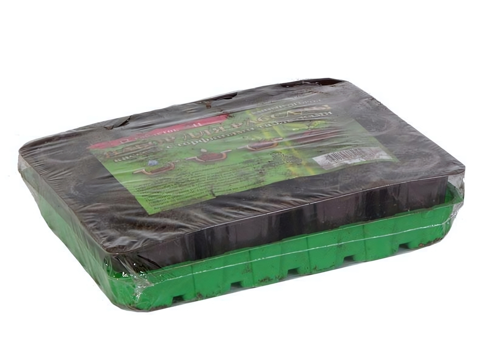 Набор для рассады с торфяными таблетками 41мм (12 таблеток+кассета+лоток)