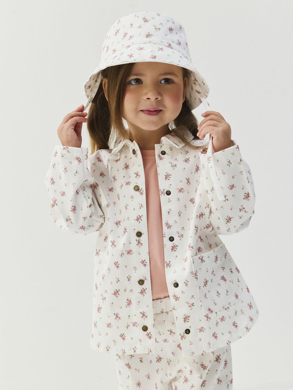 Джинсовка "Розовый букет" 0+