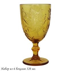 Lenardi 583-027 Набор из 6 бокалов 320 мл в под.уп.(х4)Стекло