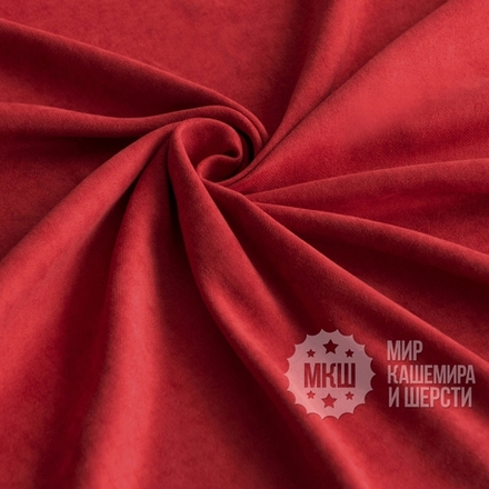 Велюровые шторы СОФТТ (арт. BL01-175-02) - (145х270)х2 см. - красные