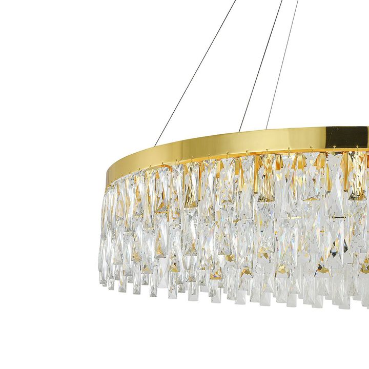 Подвесная люстра Indigo Anna V12029/18P Gold V000496