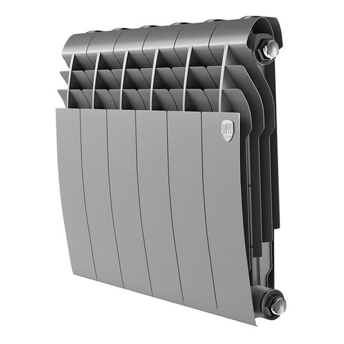 Биметаллический радиатор Royal Thermo BiLiner 350 Silver Satin - 6 секций