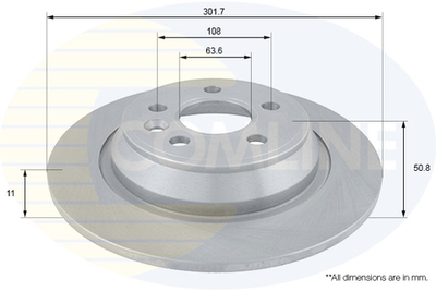 COMLINE - ADC1240-CML - Brake Disc