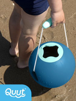 Пляжный набор Quut (Mini Ballo + Cuppi + сердечко SunnyLove) в пляжном мешке