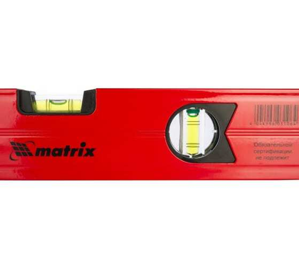 УРОВЕНЬ АЛЮМИНИЕВЫЙ MATRIX МАГНИТНЫЙ 400ММ 3 ГЛАЗКА 34704